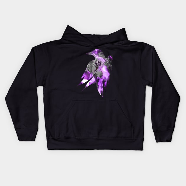 Raven's cloak black mark Kids Hoodie by stingi